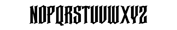 Ronoshy Font UPPERCASE