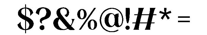 Ronsa-Regular Font OTHER CHARS