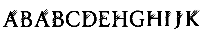 Rooks Regular Font UPPERCASE
