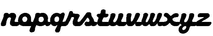 Roolie Regular Font LOWERCASE