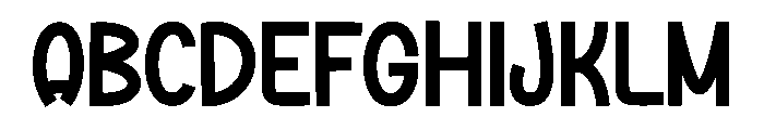 Room Phones Font UPPERCASE