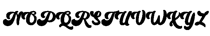 Roonest Font UPPERCASE