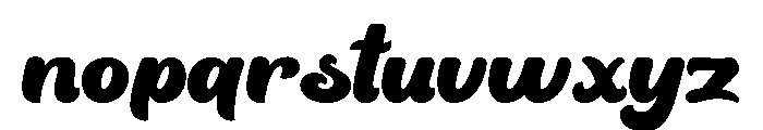 Roonest Font LOWERCASE