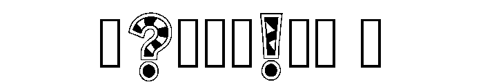 Roost Regular Font OTHER CHARS