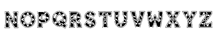Roost Regular Font UPPERCASE
