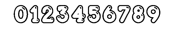 Root Beer Soda OutlineShine Font OTHER CHARS