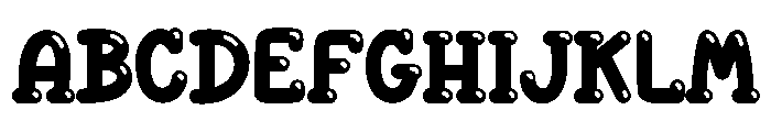 Root Beer Soda Shine Font UPPERCASE