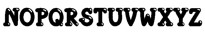 Root Beer Soda Shine Font UPPERCASE