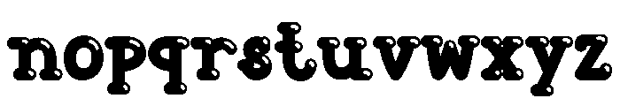 Root Beer Soda Shine Font LOWERCASE