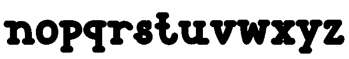 Root Beer Soda Solid Font LOWERCASE