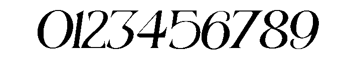 Rooyale Italic Font OTHER CHARS
