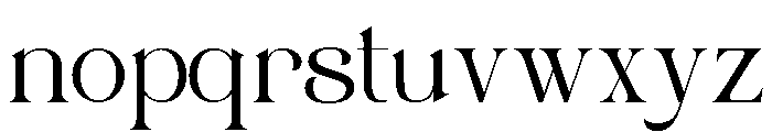 Rooyale Regular Font LOWERCASE