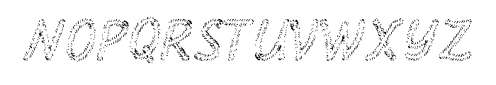 Rope Font Font LOWERCASE
