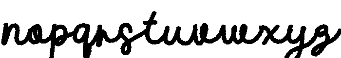 RopeScript-2 Font LOWERCASE