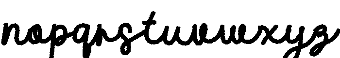 RopeScript-3 Font LOWERCASE
