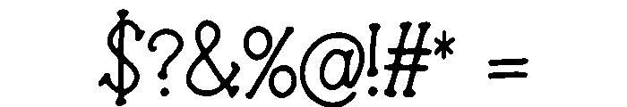 Roran Font OTHER CHARS