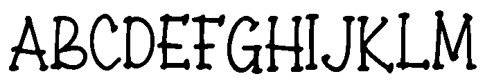 Roran Font UPPERCASE