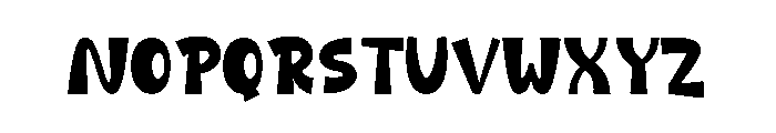 Rosa Right Font UPPERCASE
