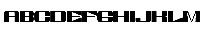 Rosa Wide Font UPPERCASE