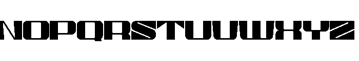 Rosa Wide Font LOWERCASE