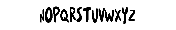 Rosalia Thlia Font UPPERCASE