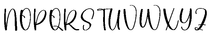 Rosalia Written Font UPPERCASE