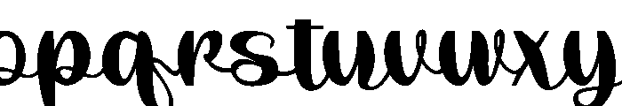 RosalinaScript Font LOWERCASE