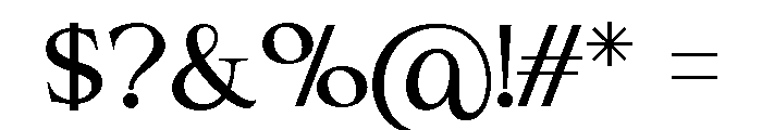 Rosaline Serif Regular Font OTHER CHARS