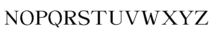 Rosaline Serif Regular Font UPPERCASE