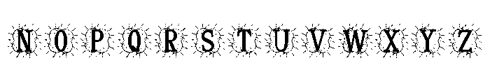 Rosalith Monogram Font UPPERCASE