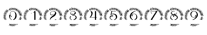 Rosaver Split Monogram Font OTHER CHARS