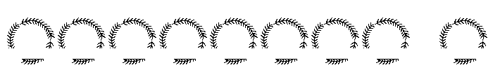 Rosaver Split Monogram Font OTHER CHARS