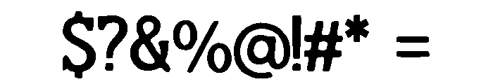 Rosavere Font OTHER CHARS