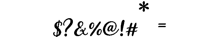 Rosavine Font OTHER CHARS