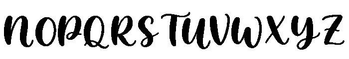 Rosavine Font UPPERCASE