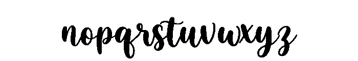 Rosavine Font LOWERCASE
