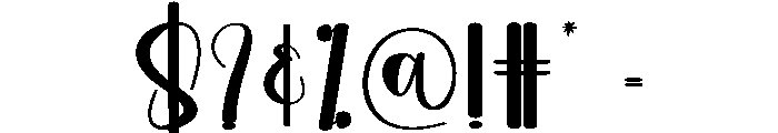 Rose Buoquette Font OTHER CHARS