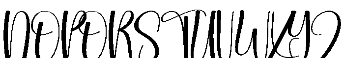 Rose Buoquette Font UPPERCASE