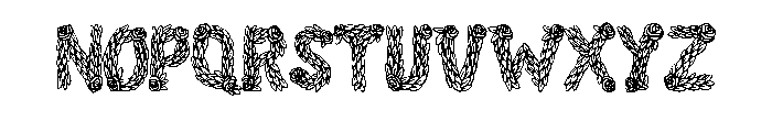 Rose Leaf By Squeeb Cre Regular Font LOWERCASE