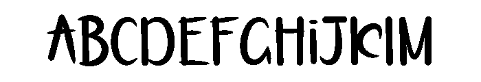 Rose Marry Font UPPERCASE