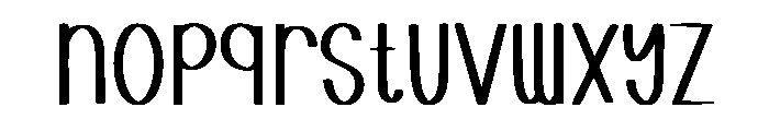Rose Petals Font LOWERCASE