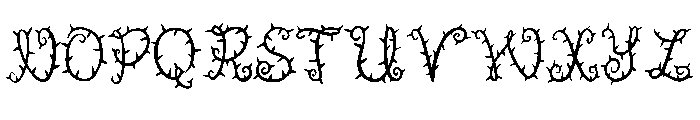 Rose Thorn By Squeeb Cr Regular Font UPPERCASE
