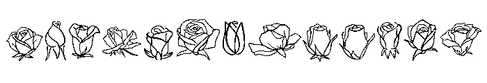 Rose mom Font UPPERCASE