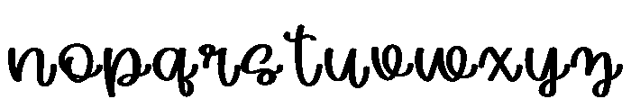 RoseChant Font LOWERCASE