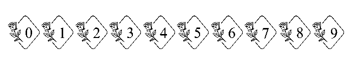 RoseFloralMonogramSuse-Reg Font OTHER CHARS