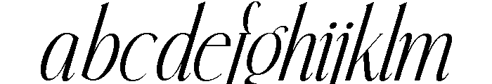 Rosean Monarch Italic FONT
