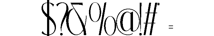 Rosean Monarch Regular Font OTHER CHARS