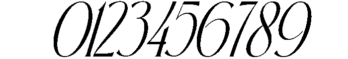RoseanMonarch-Italic Font OTHER CHARS