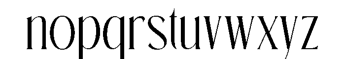 RoseanMonarch-Regular Font LOWERCASE