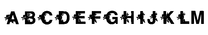 Rosebd Regular Font UPPERCASE